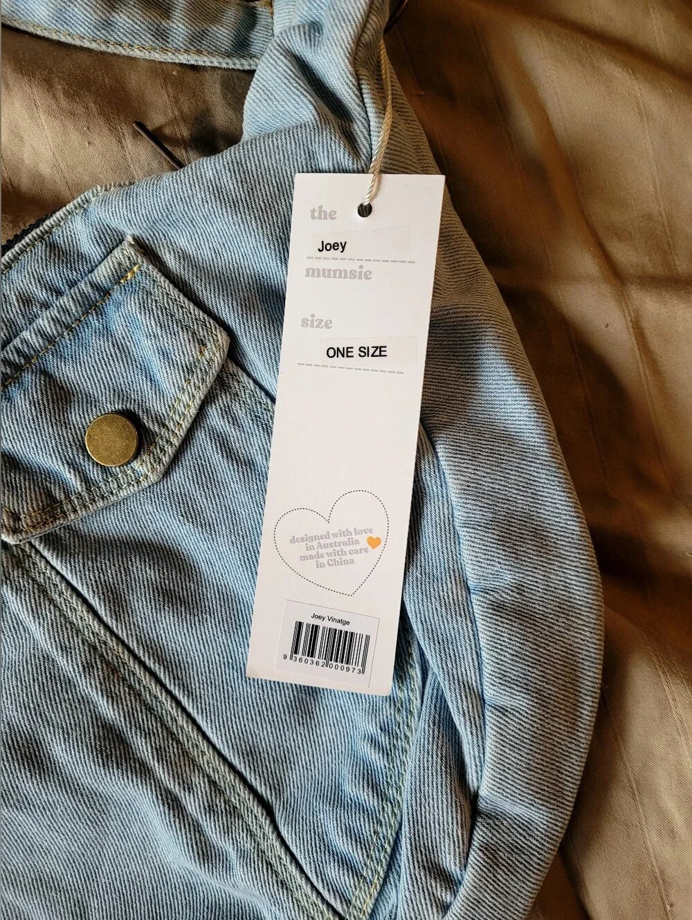 Mumsie Joey Diaperbag Brand New With Tags